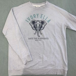 M Ivory Ella Crew Sweater